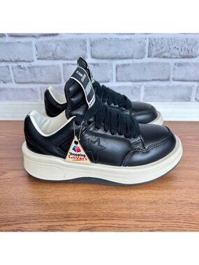 ⭐Converse x Rick Owens x DRKSHDW TURBOWPN Black Cream Sz 6.5 Mens Shoes A12063C⭐